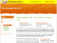 paperluggagetags.com