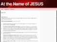 atthenameofjesus.org