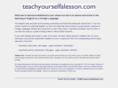 teachyourselfalesson.com