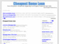 cheapesthomeloan.org