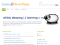 geeksneversleep.com