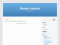 haydarkarakus.com