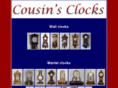 cousinsclocks.com