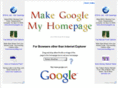 makegooglemyhomepage.com