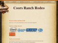 coorsranchrodeo.com