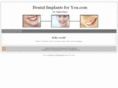dentalimplantsforyou.com