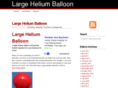 largeheliumballoon.com