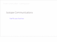 isotopecommunications.com