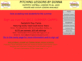 pitchinglessonsbydonna.com