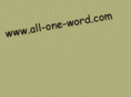 all-one-word.com