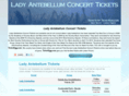 ladyantebellumconcerttickets.net