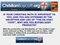 christianboycott.org