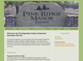 pineridgemanorestates.com