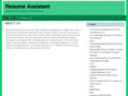 resumeassistant.com
