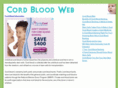 cordbloodweb.com