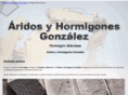 aridosyhormigonesgonzalez.com