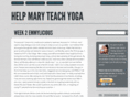 helpmaryteachyoga.com