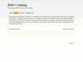sha1-lookup.com