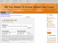 resisthairloss.com