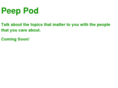 peeppod.com