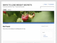 waystoloseweightsecrets.com