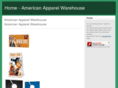 americanapparelwarehouse.com