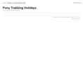 ponytrekkingholidays.com