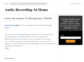 audiorecordingathome.com