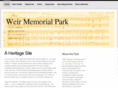 weirmemorialpark.org