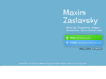 maximzaslavsky.com