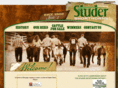 studershorthorns.com