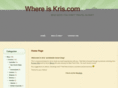 whereiskris.com
