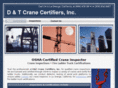 dandtcranecertifiers.net
