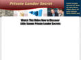 privatelendersecret.com