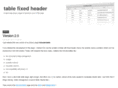 tablefixedheader.com