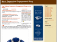 mostexpensiveengagementring.org