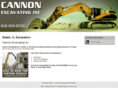 cannonexcavatinginc.net