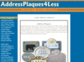 addressplaques4less.com