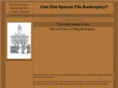 canonespousefilebankruptcy.com