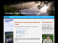 crookedlakewildernesslodge.com