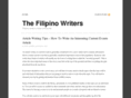 thefilipinowriters.com
