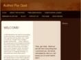 authorforgod.com