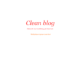 cleanblog.info