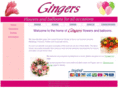 gingersflowers.co.uk