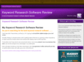 keywordresearchsoftwarereview.com
