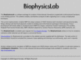 biophysicslab.net