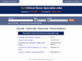getclinicalnursespecialistjobs.com
