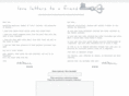 loveletterstoafriend.com