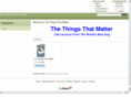 thethingsthatmatter.com