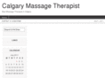 calgarymassagetherapist.com